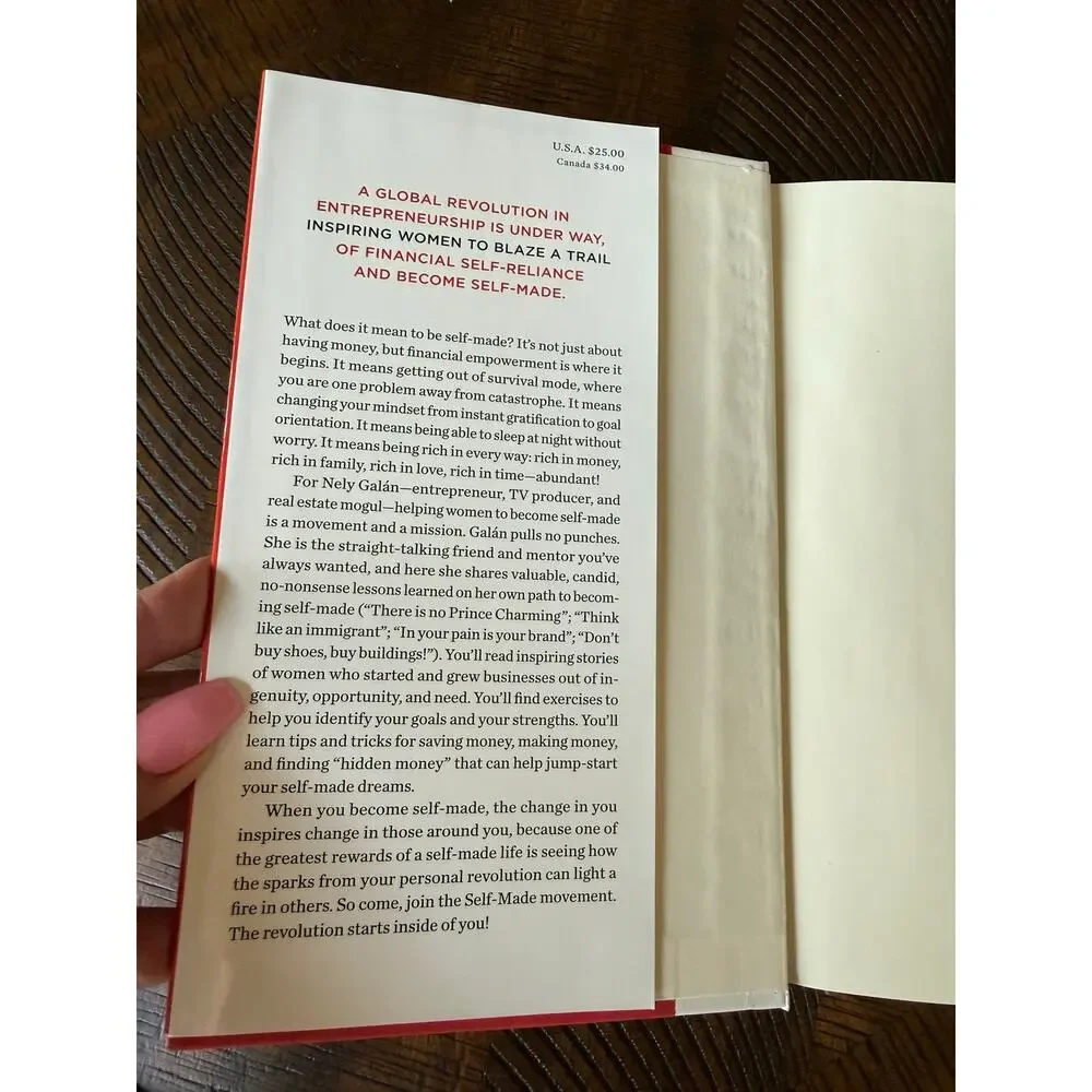 Self Made: Becoming Empowered, Self-Reli- 0812989759, hardcover, Nely Galán, new